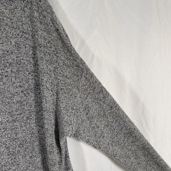 cupio Sweater Women's Large Grey Lightweight Vneck Long Sleeve Pockets - Picture 6 of 10